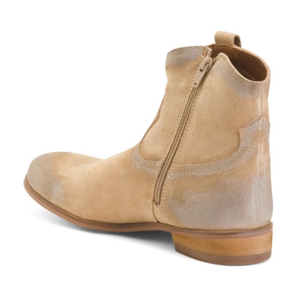 NEW BAND OF THE FREE Suede Sycamore Western Booties Sand for women 462mn - Picture 2 of 5